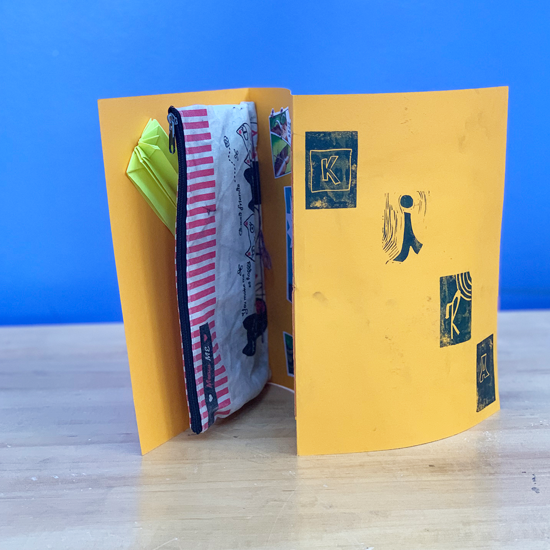 Handbound book by Girls Garage Artist