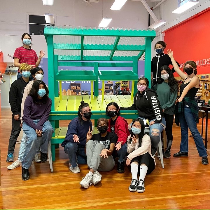 Farm Stand for Urban Tilth built by Girls Garage