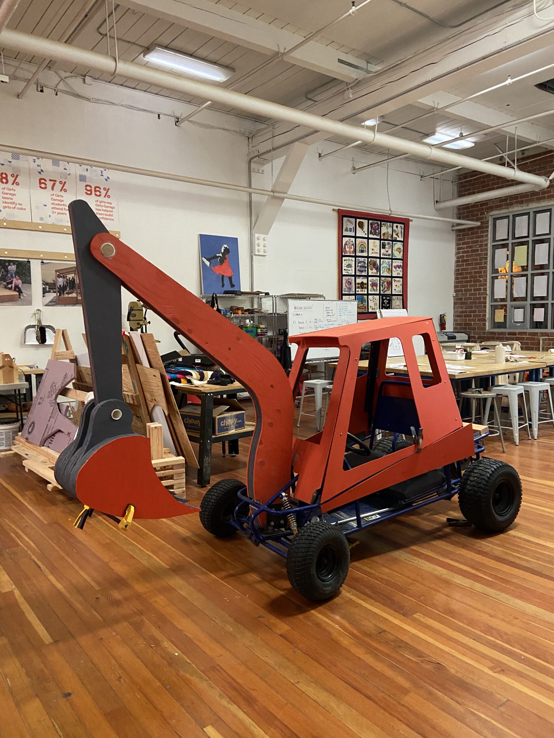 Girls Garage Soapbox Derby Car