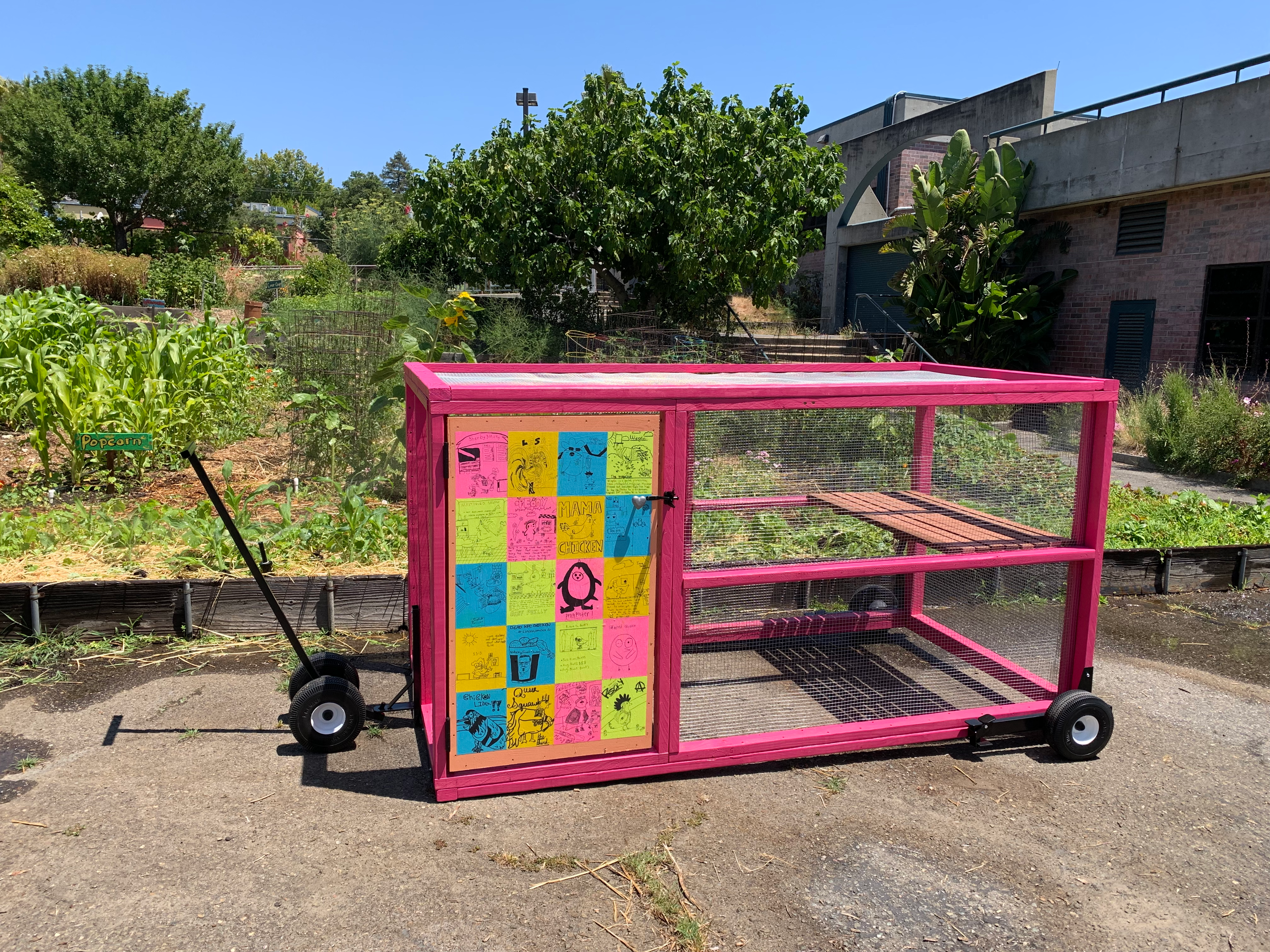 Chicken tractor for Growing Leaders